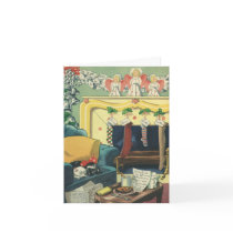Vintage Christmas Thank You Cards
