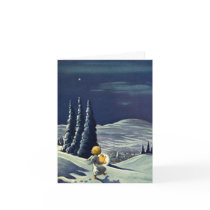 Vintage Christmas Thank You Cards