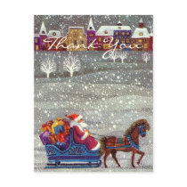 Vintage Christmas Thank You Cards Postcards