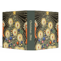 Vintage Christmas Tree binders by ChristmasCafe Vintage Christmas Tree binders