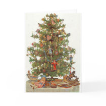 Vintage Christmas Tree cards by vintagegiftmall Vintage Christmas Tree cards