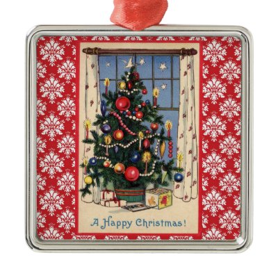 Vintage Christmas Tree Ornament