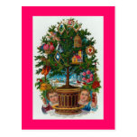 Vintage Christmas Tree Post Card