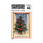 Vintage Christmas Tree Postage