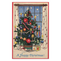 Vintage Christmas Tree Stationery Paper