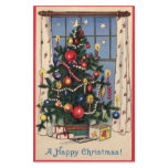Vintage Christmas Tree Stationery Paper