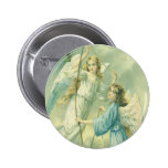 Vintage Christmas, Victorian Angels with Bell Pin