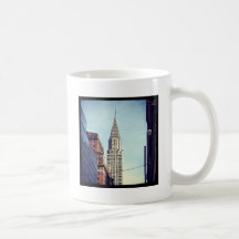 Vintage Chrysler Building Coffee Mugs