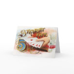 Vintage Cigar Label; Straight Five cards