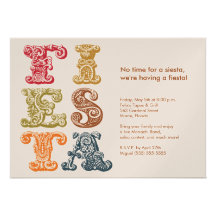 Vintage Cinco de Mayo Fiesta Invitation