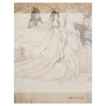 Vintage Cinderella (Ashenputtel) by Arthur Rackham Flyers