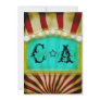 Vintage Circus Big top wedding invitation