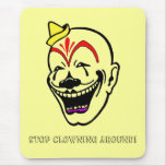 Vintage Circus Clown Mousepads