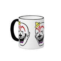 Vintage Circus Clown mugs