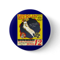 Vintage Circus Corgi Button