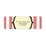 Vintage Circus Inspired Address Label