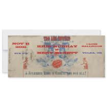 Vintage Circus Invitation