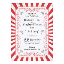 Vintage Circus Invitation