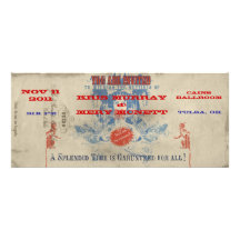 Vintage Circus Invitation