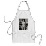 Vintage Circus Muscle Girl Photo aprons