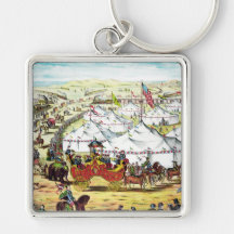 Vintage Circus Parade Keychains