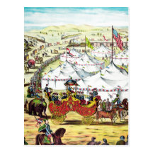 Vintage Circus Parade Post Cards
