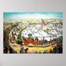 Vintage Circus Parade Poster