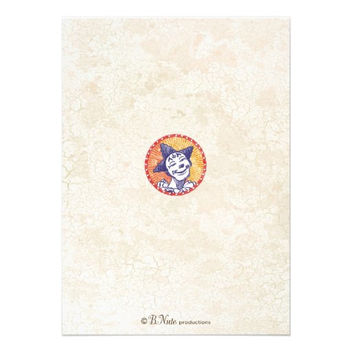 Vintage Circus Party Invitation
