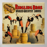 Vintage Circus Sideshow Poster