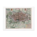Vintage city map of Alkmaar postcards