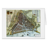 Vintage city map of Rotterdam Cards