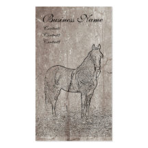 Vintage Civil War Union Horse Business Cards