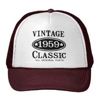 Vintage Classic 1959 Gifts Hat