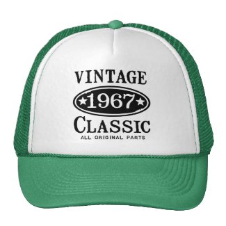 Vintage Classic 1967 Hats