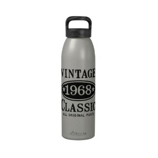 Vintage Classic 1968 Reusable Water Bottles
