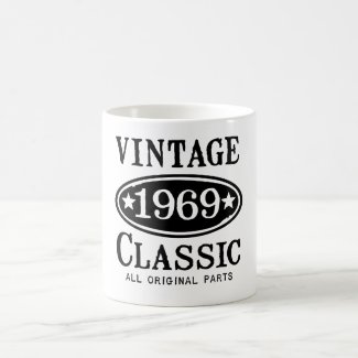 Vintage Classic 1969 gifts Mugs