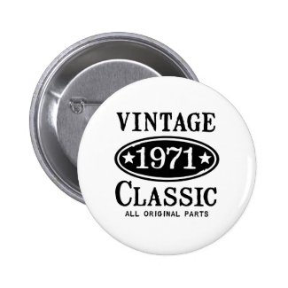 Vintage Classic 1971 Pins