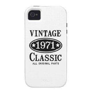 Vintage Classic 1971 Vibe iPhone 4 Cover