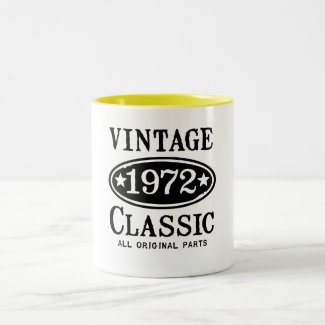 Vintage Classic 1972 Mug