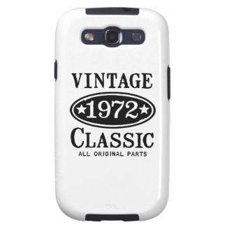 Vintage Classic 1972 Samsung Galaxy S3 Case
