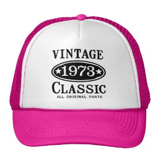 Vintage Classic 1973 Hats