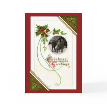 Vintage Classic Christmas Card