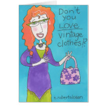 Vintage Clothes cards