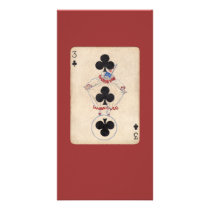 vintage clown card custom photo card