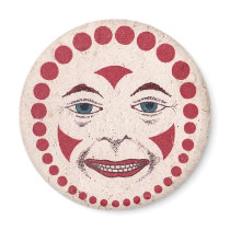 Vintage Clown Disc magnets by JuJuGarden Vintage Clown Disc magnets
