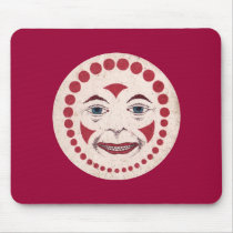 Vintage Clown Disc Mousepads