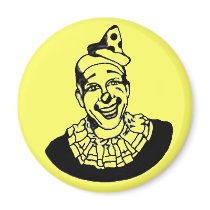 Vintage Clown Magnet by JuJuGarden Vintage Clown Magnet