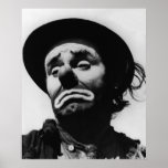 Vintage Clown Poster