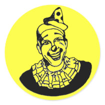 Vintage Clown stickers by JuJuGarden Vintage Clown stickers