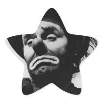 Vintage Clown Star Stickers